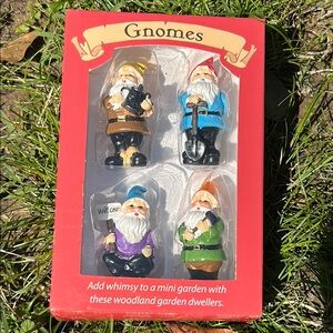 NEW Garden Gnome Set by Leisure Arts